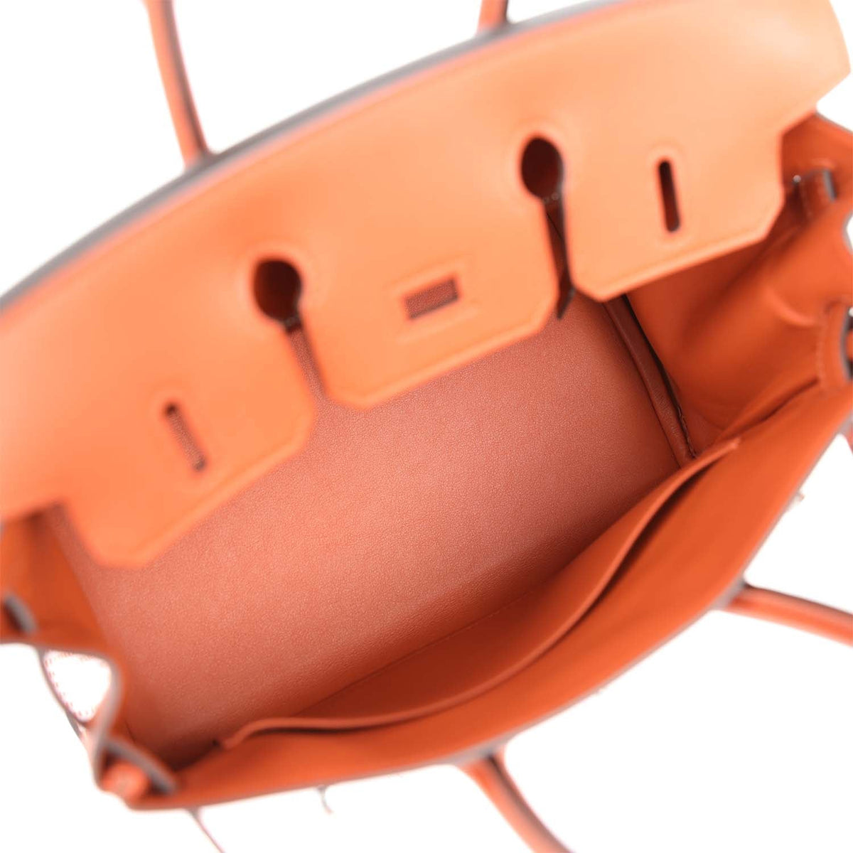 Hermès Quadrille Birkin 25 Sanguine Swift and Toile Palladium Hardware