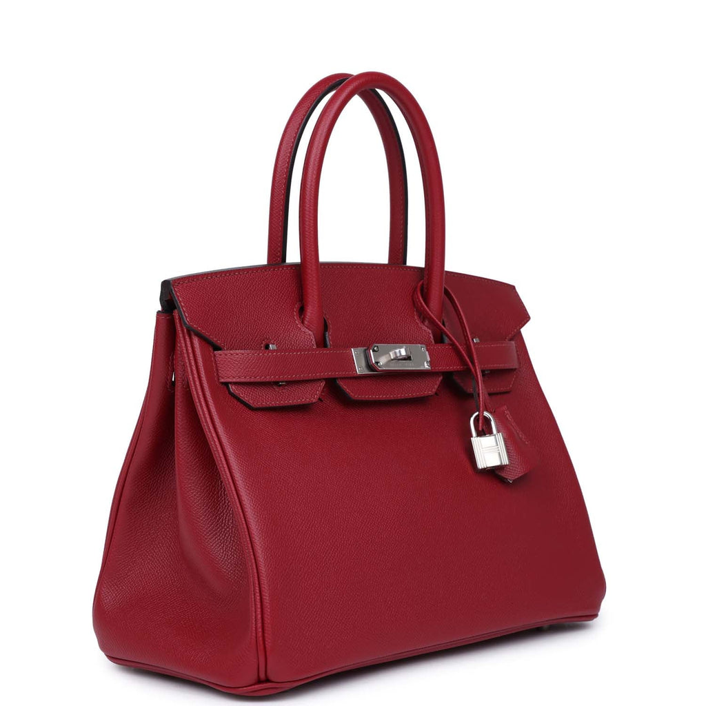 Hermès Birkin 30 Rouge Grenat Epsom Palladium Hardware