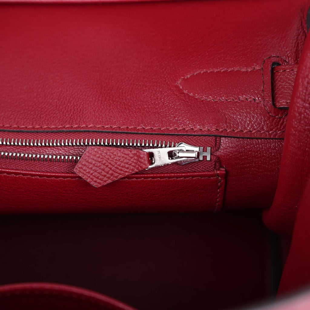 Hermès Birkin 30 Rouge Grenat Epsom Palladium Hardware