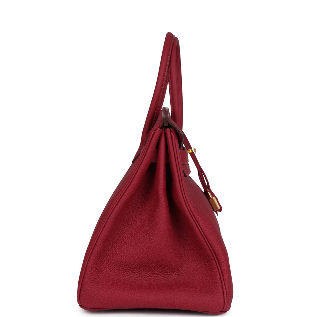 Hermès Birkin 35 Rubis Togo Gold Hardware