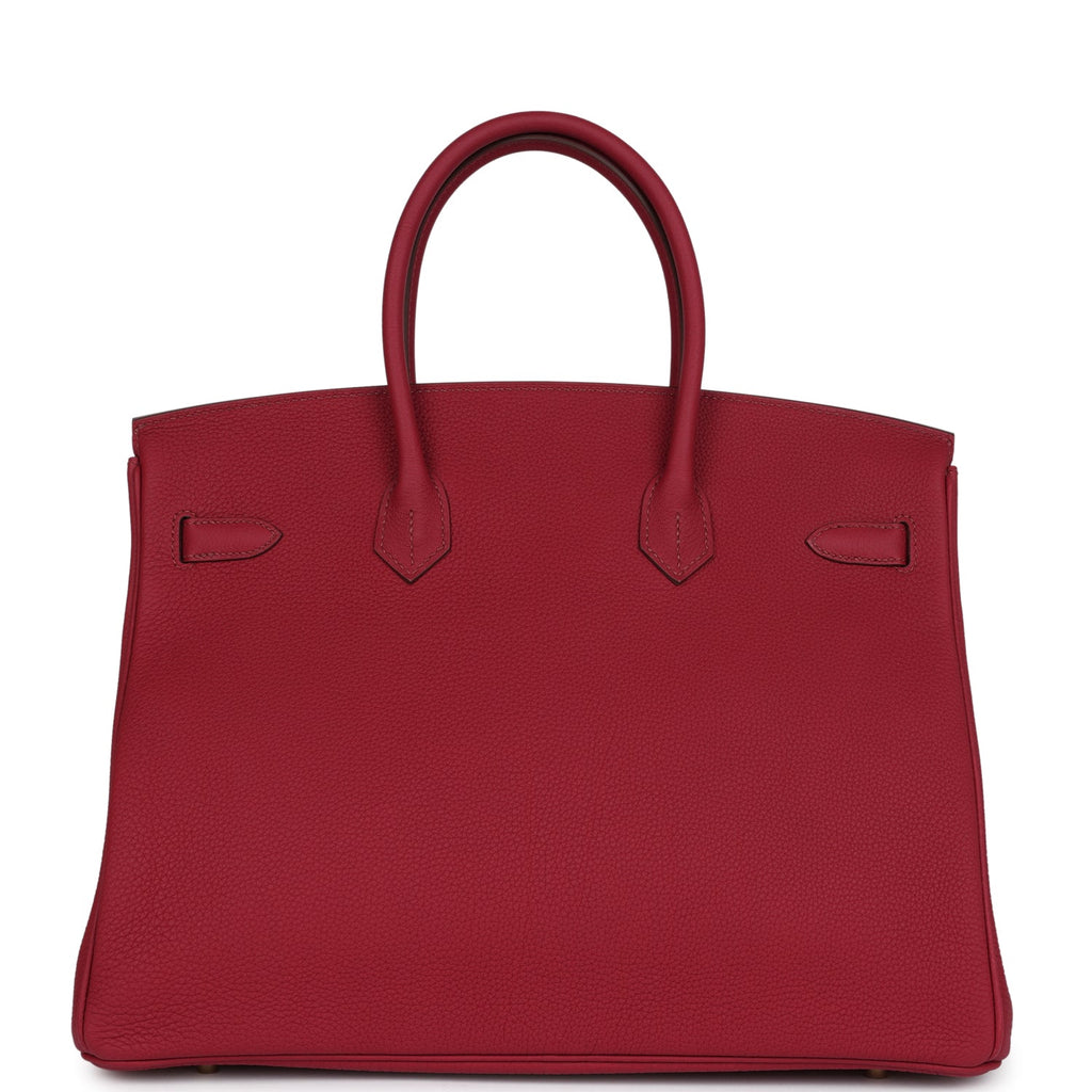 Hermès Birkin 35 Rubis Togo Gold Hardware