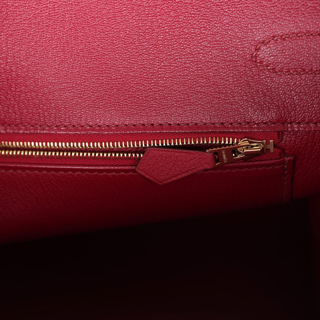 Hermès Birkin 35 Rubis Togo Gold Hardware
