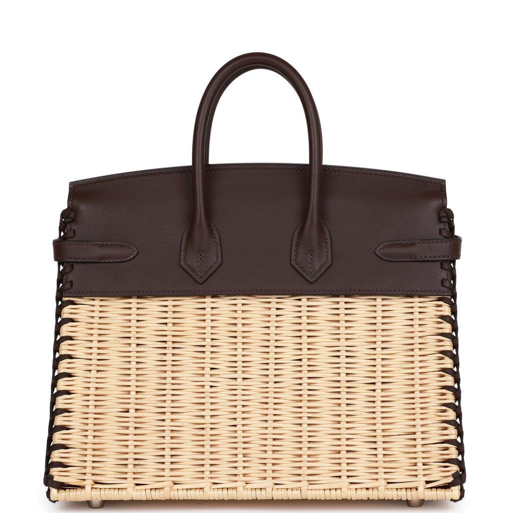 Hermès Picnic Birkin 25 Rouge Sellier Swift Palladium Hardware