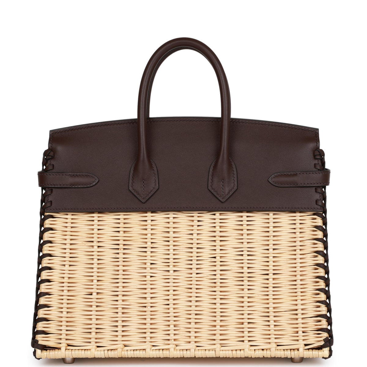 Hermès Picnic Birkin 25 Rouge Sellier Swift Palladium Hardware
