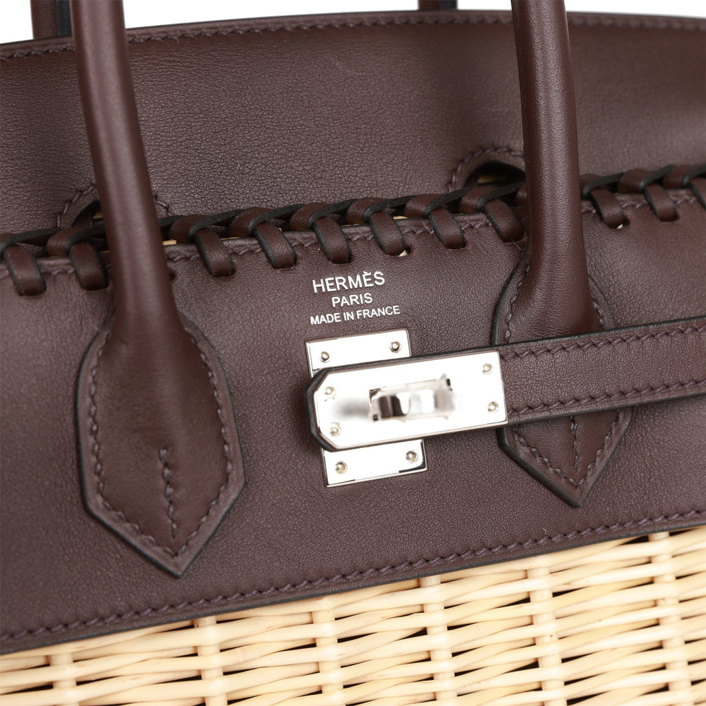 Hermès Picnic Birkin 25 Rouge Sellier Swift Palladium Hardware