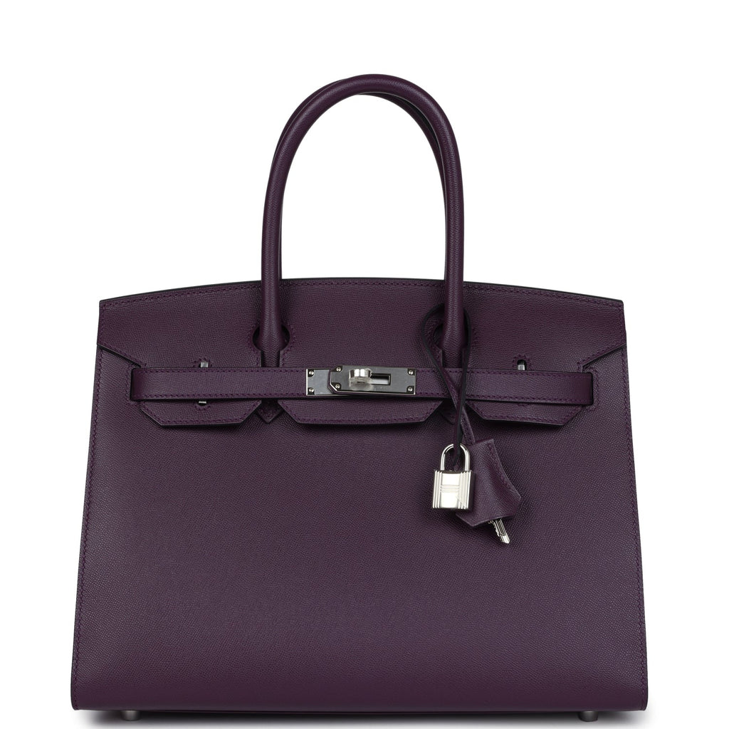 Hermès Birkin Sellier 30 Cassis Madame Palladium Hardware