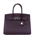 Hermès Birkin Sellier 30 Cassis Madame Palladium Hardware