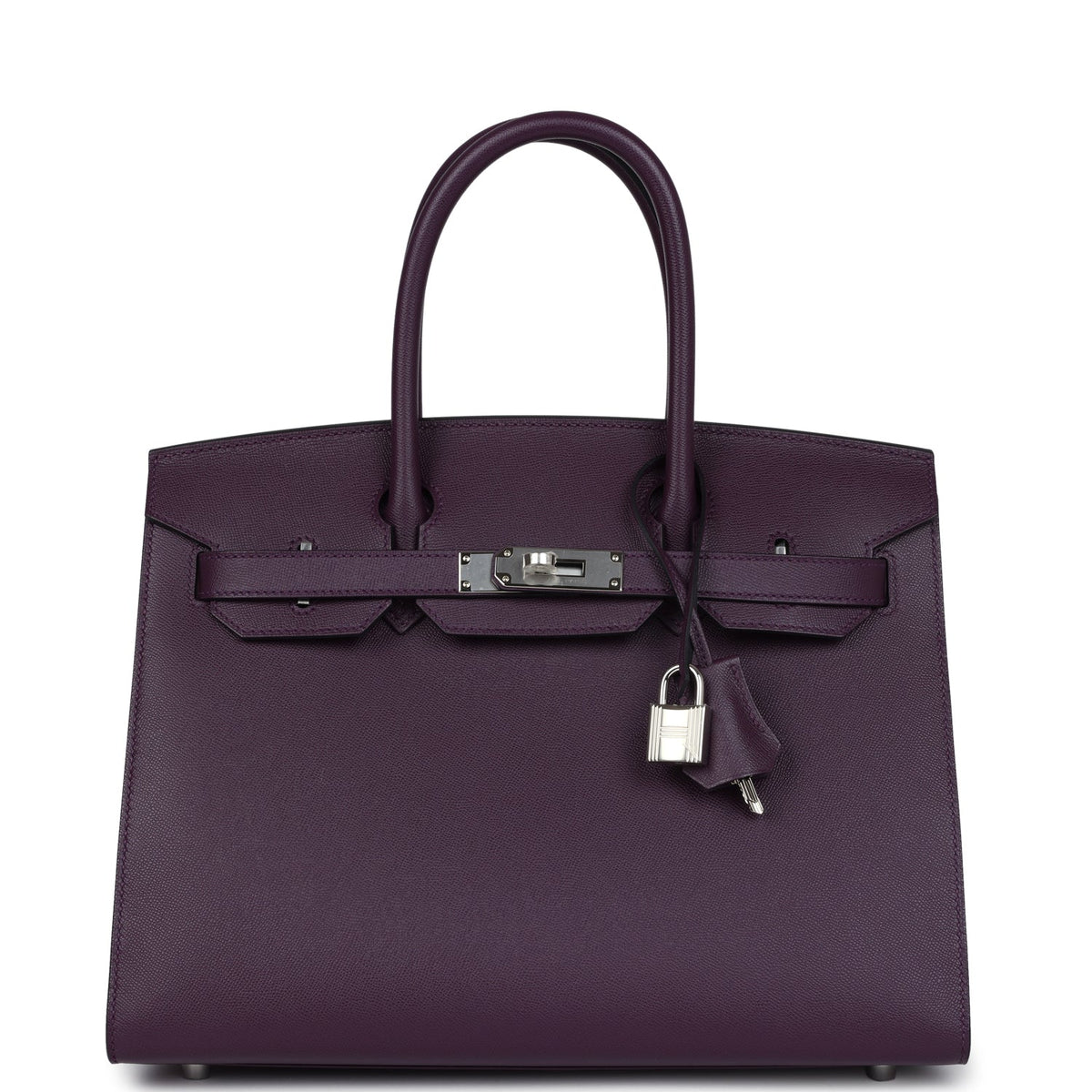 Hermès Birkin Sellier 30 Cassis Madame Palladium Hardware