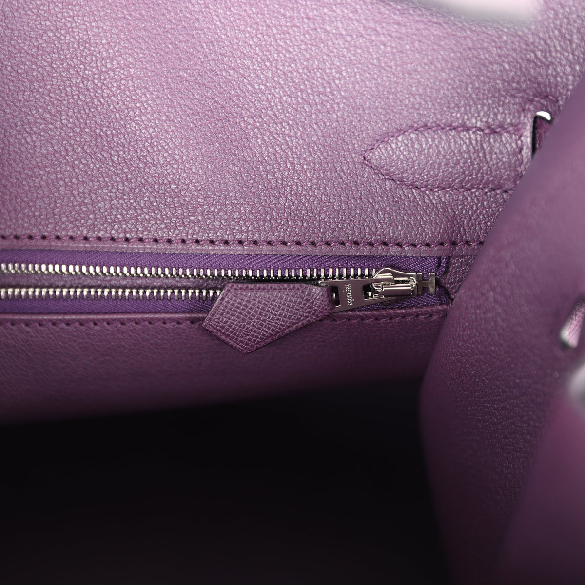 Hermès Birkin Sellier 30 Cassis Madame Palladium Hardware