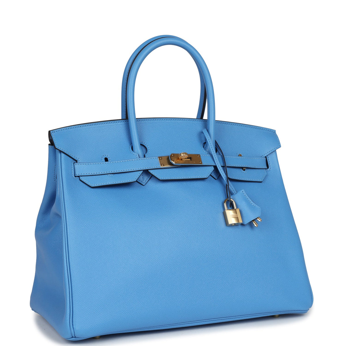 Hermès Birkin 35 Bleu Paradise Epsom Gold Hardware