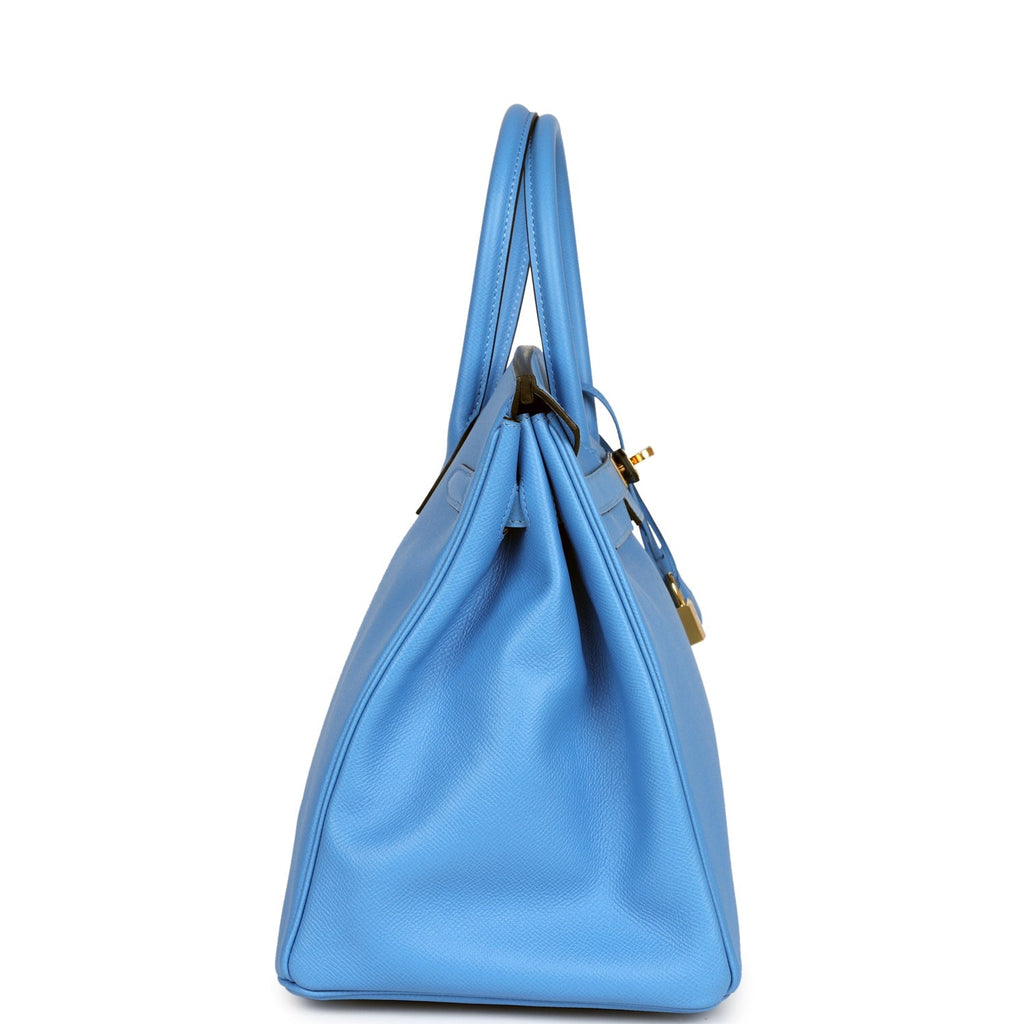 Hermès Birkin 35 Bleu Paradise Epsom Gold Hardware