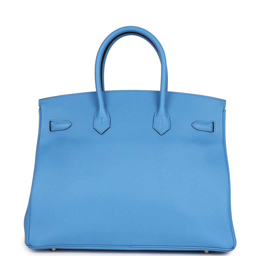Hermès Birkin 35 Bleu Paradise Epsom Gold Hardware