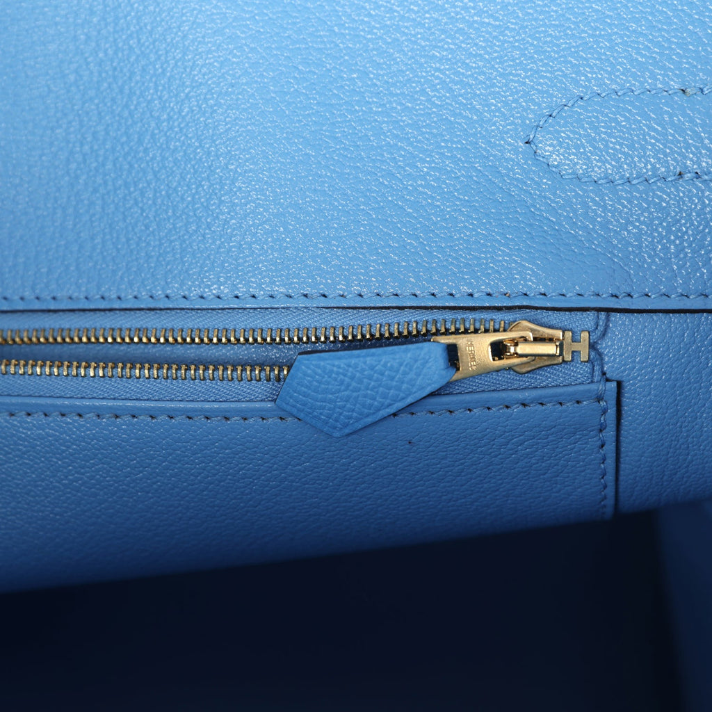 Hermès Birkin 35 Bleu Paradise Epsom Gold Hardware