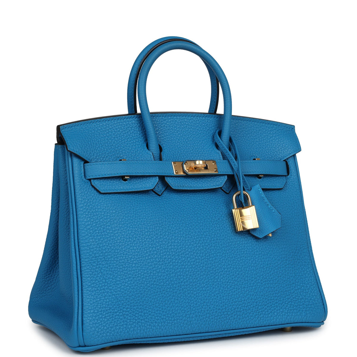 Hermès Birkin 25 Bleu Zanzibar Togo Gold Hardware