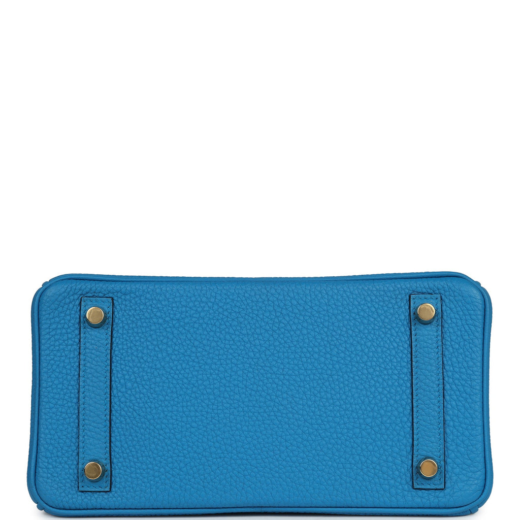 Hermès Birkin 25 Bleu Zanzibar Togo Gold Hardware