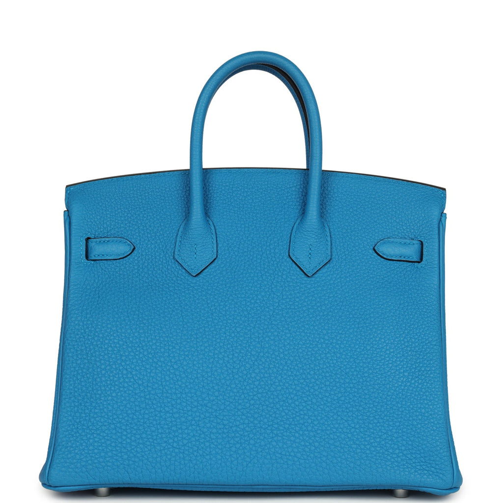 Hermès Birkin 25 Bleu Zanzibar Togo Palladium Hardware