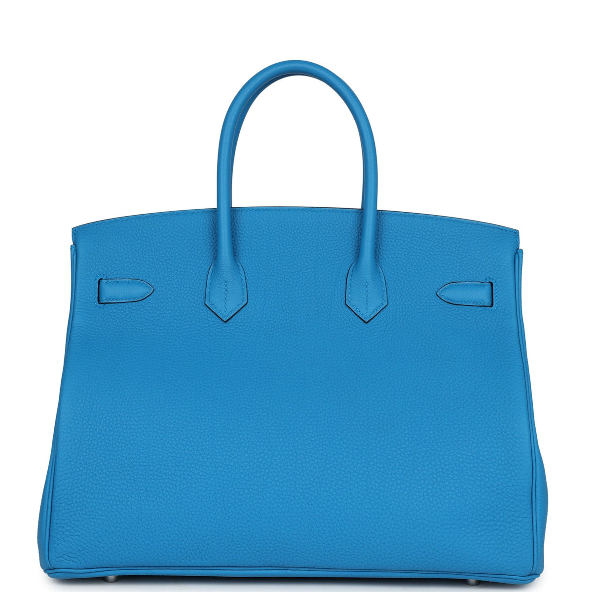 Hermès Birkin 35 Bleu Zanzibar Verso Togo Palladium Hardware