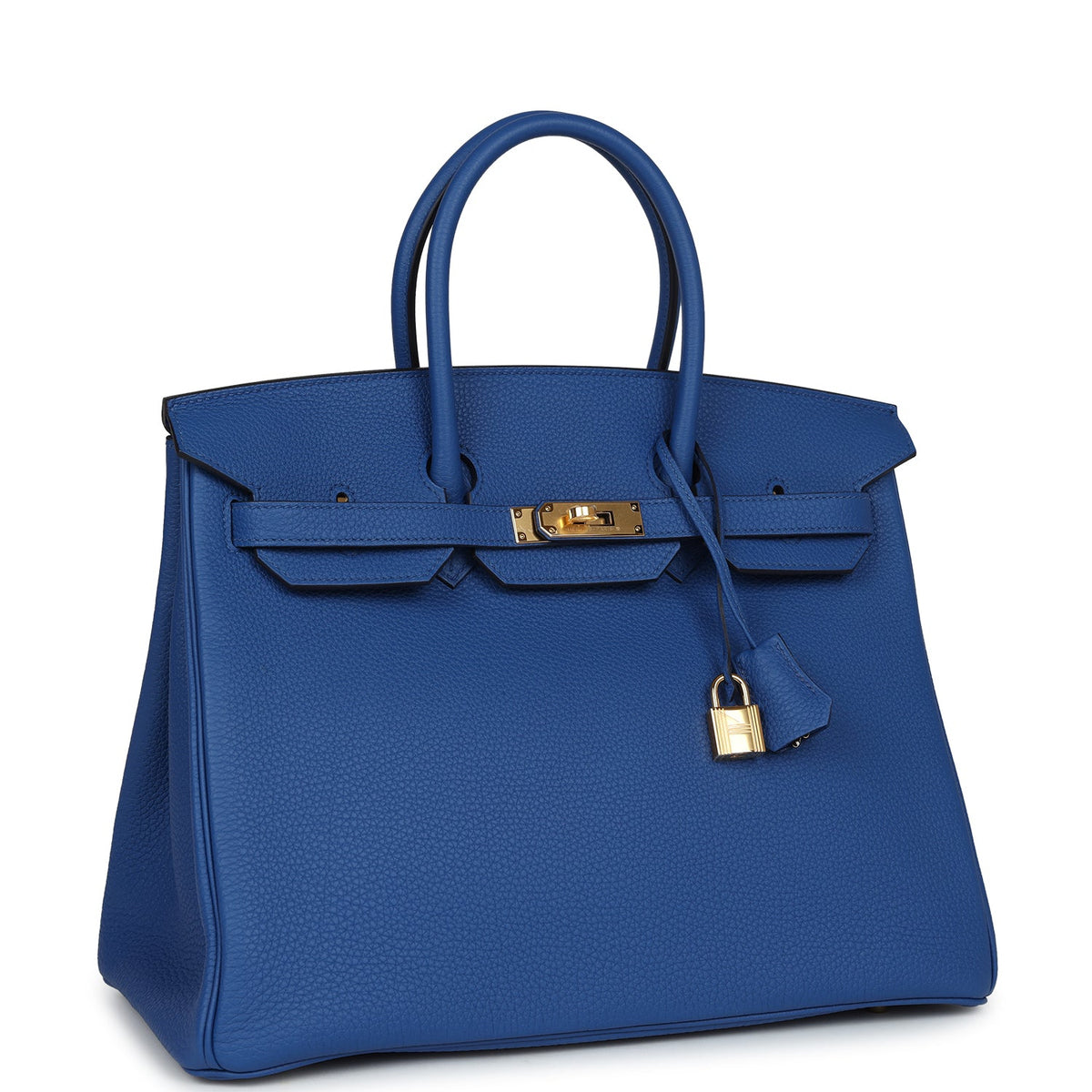 Hermès Birkin 35 Bleu France Togo Gold Hardware