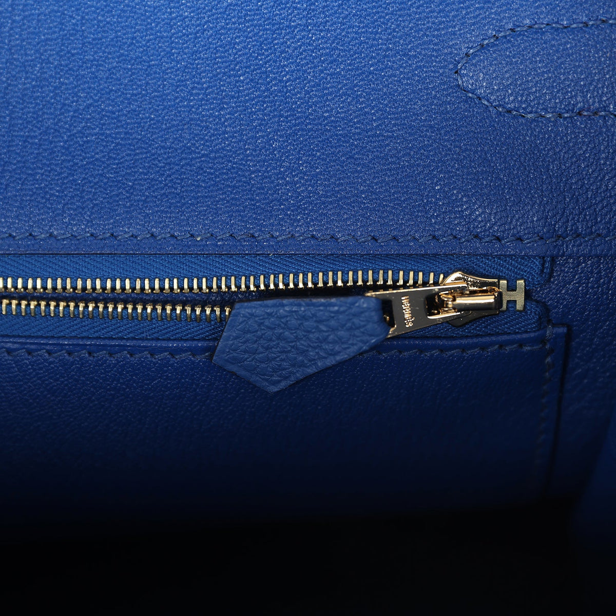 Hermès Birkin 35 Bleu France Togo Gold Hardware