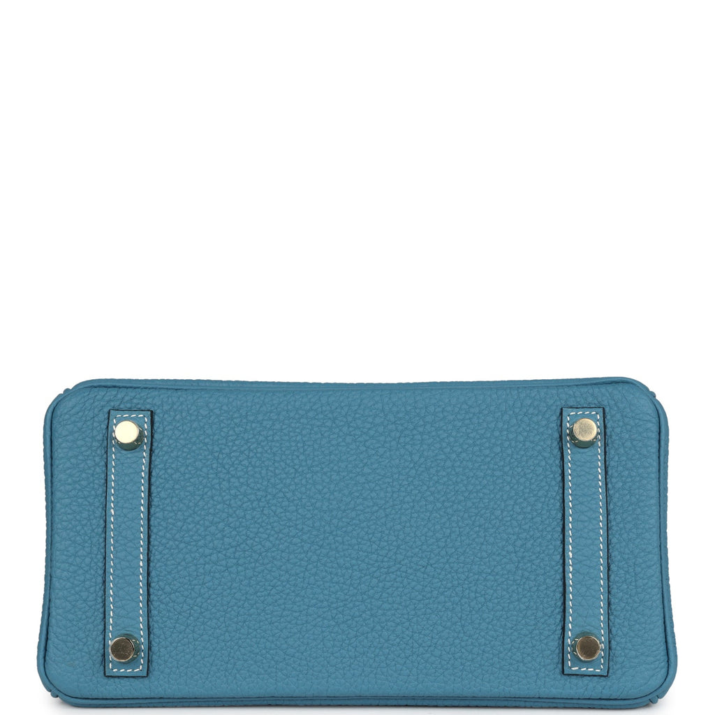 Hermès Birkin 25 Blue Jean Togo Gold Hardware