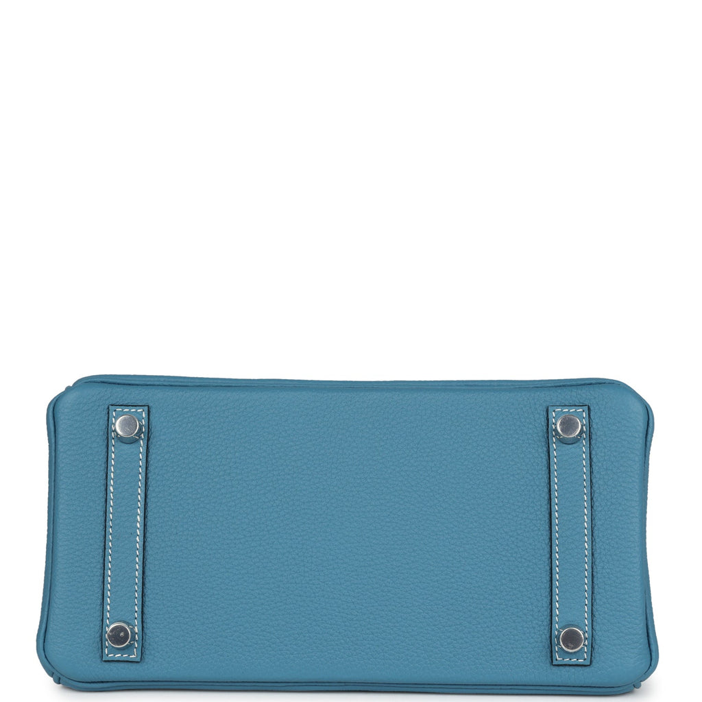 Hermès Birkin 25 Blue Jean Togo Palladium Hardware