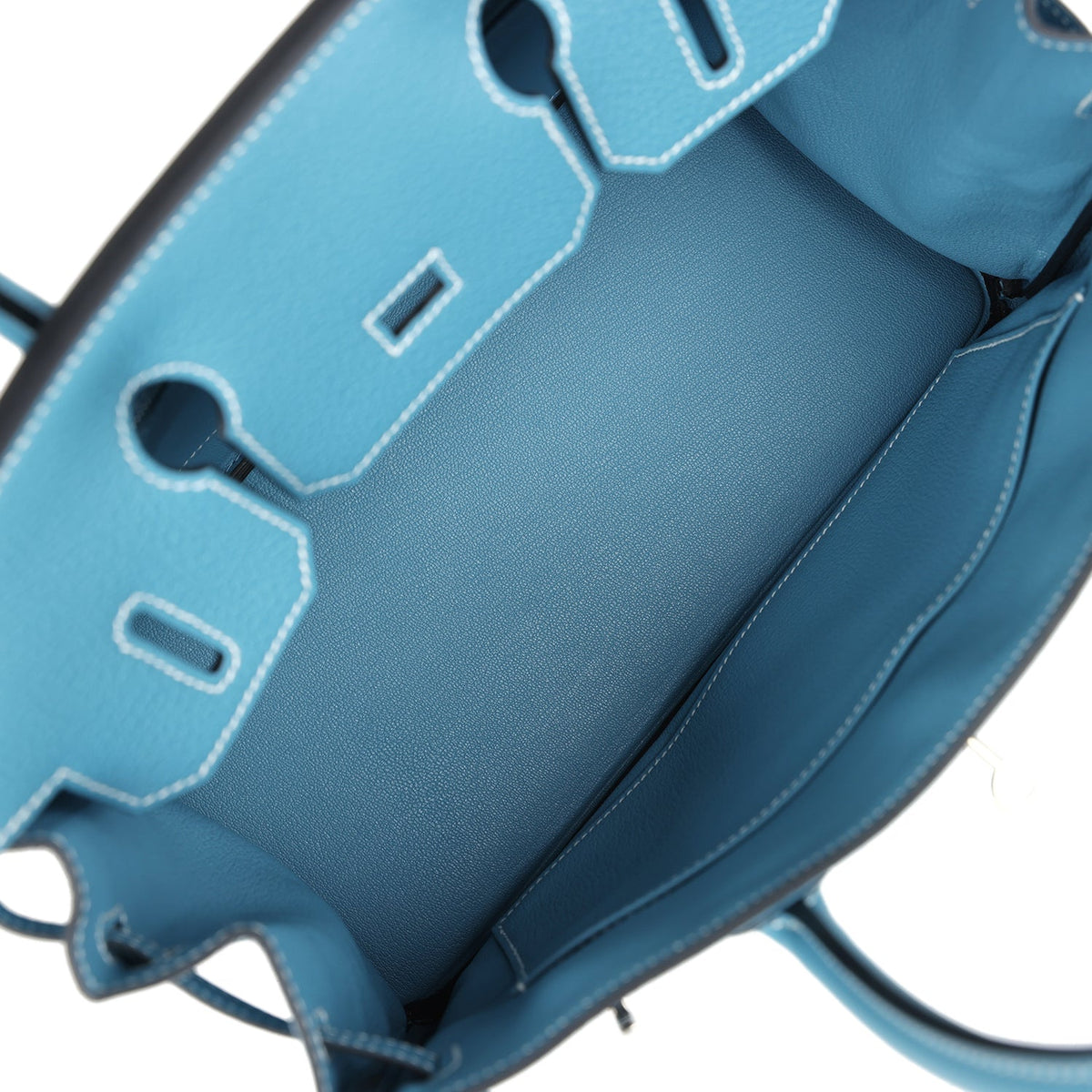 Hermès Birkin 30 Blue Jean Togo Palladium Hardware