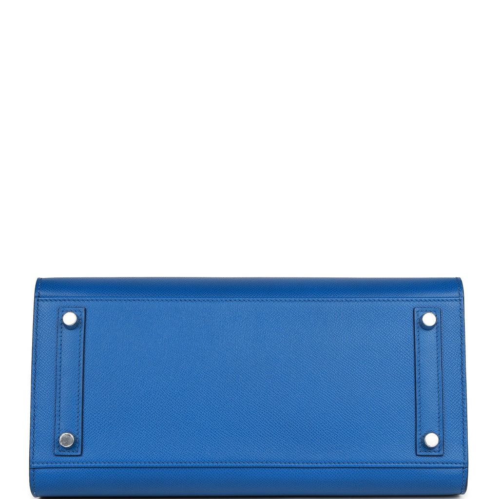Hermès Birkin Sellier 30 Bleu France Epsom Palladium Hardware