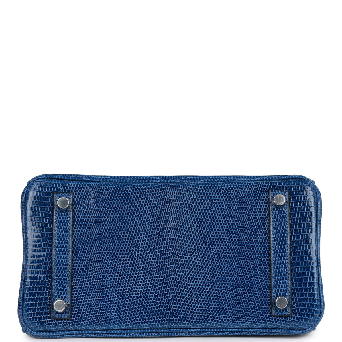 Hermès Birkin 25 Bleu Saphir Faux Leather Palladium Hardware