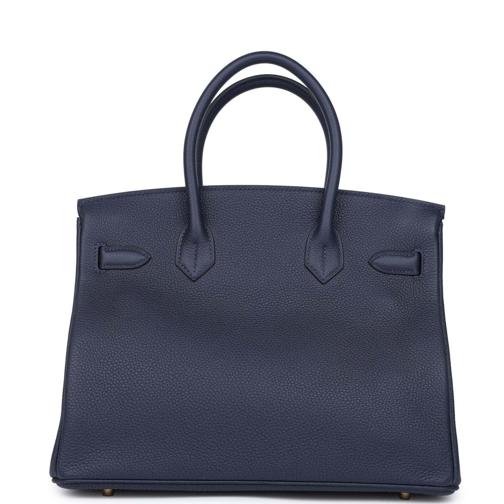 Hermès Birkin 30 Bleu Nuit Togo Gold Hardware