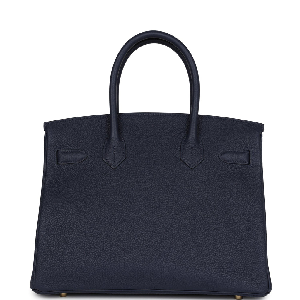 Hermès Birkin 30 Bleu Nuit Togo Gold Hardware