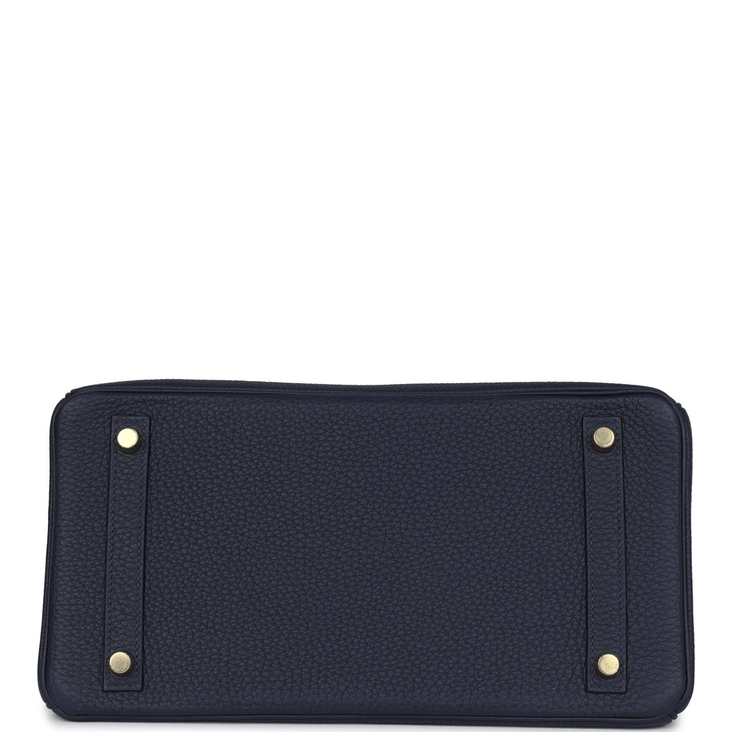 Hermès Birkin 30 Bleu Nuit Togo Gold Hardware