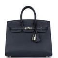 Hermès Birkin 25 Bleu Indigo Epsom Palladium Hardware