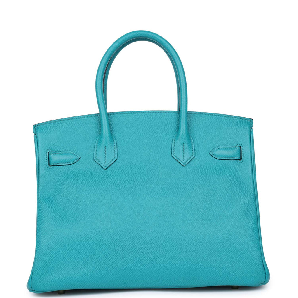 Hermès Birkin 30 Bleu Paon Epsom Gold Hardware