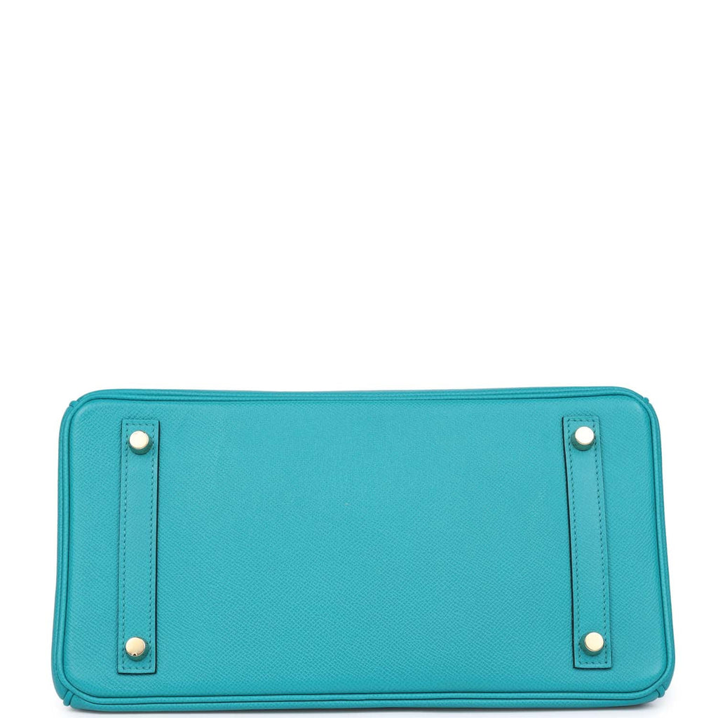 Hermès Birkin 30 Bleu Paon Epsom Gold Hardware