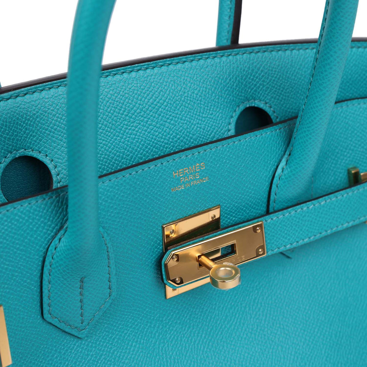 Hermès Birkin 30 Bleu Paon Epsom Gold Hardware