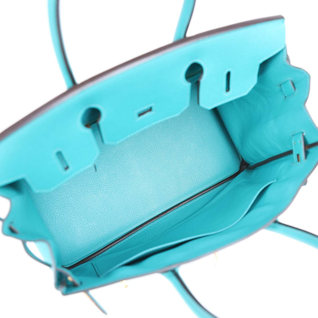 Hermès Birkin 30 Bleu Paon Epsom Gold Hardware