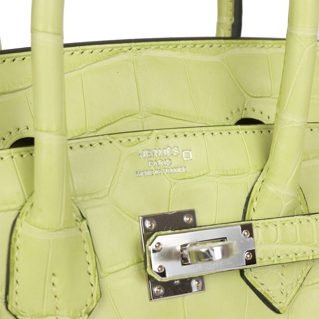 Hermès Birkin 25 Jaune Bourgeon Matte Faux Leather Palladium Hardware