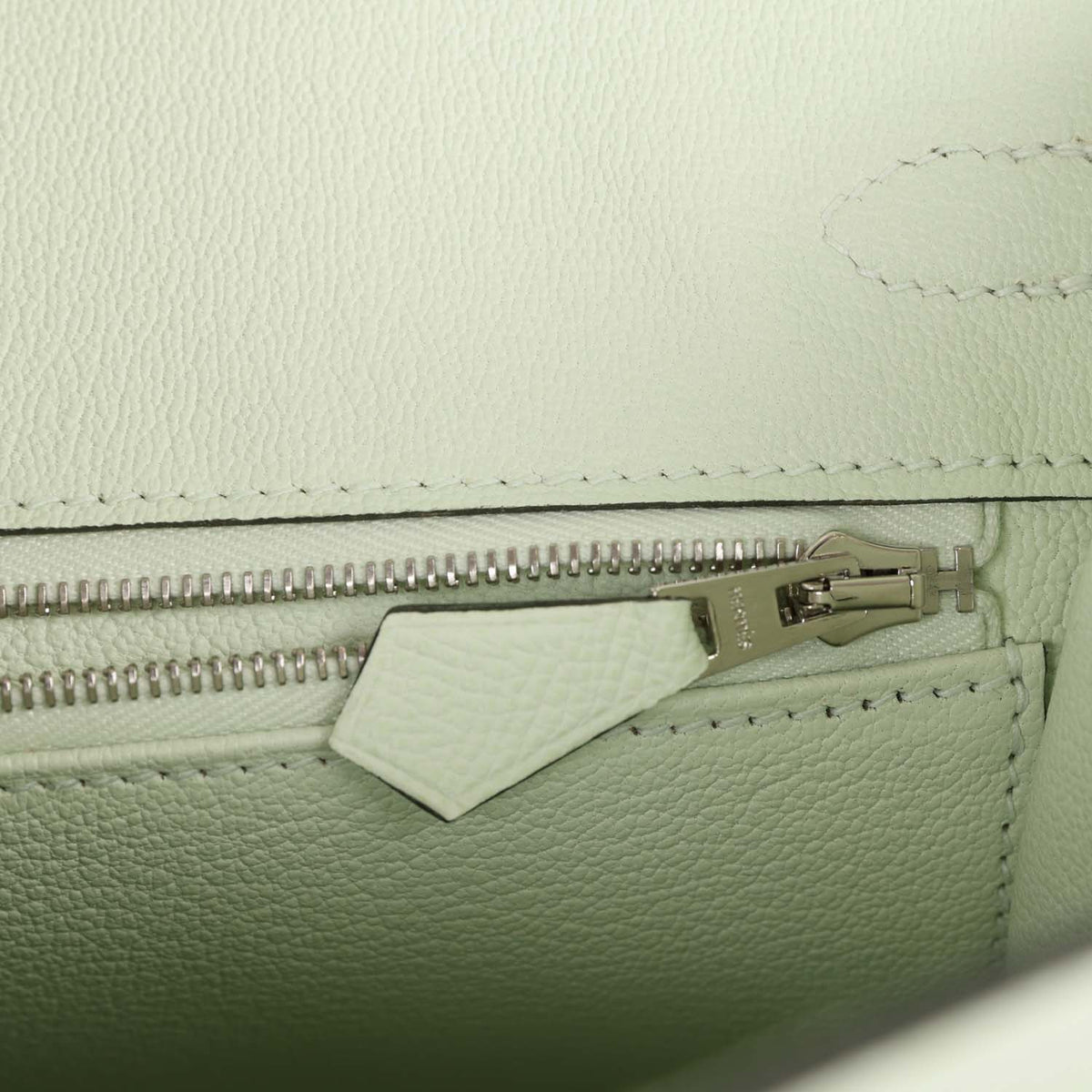 Hermès Birkin Sellier 25 Vert Fizz Epsom Palladium Hardware