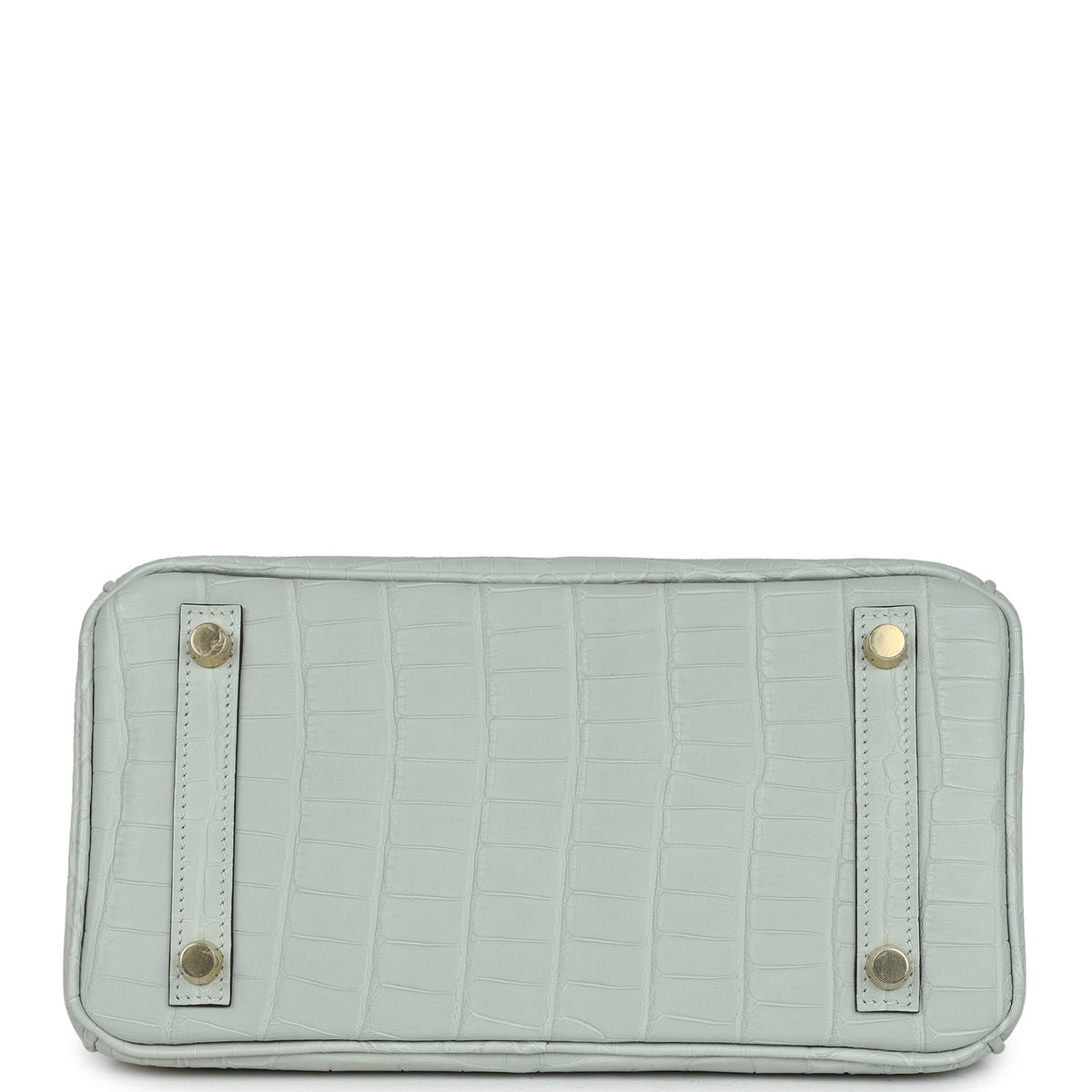 Hermès Birkin 25 Gris Neve Matte Faux Leather Gold Hardware