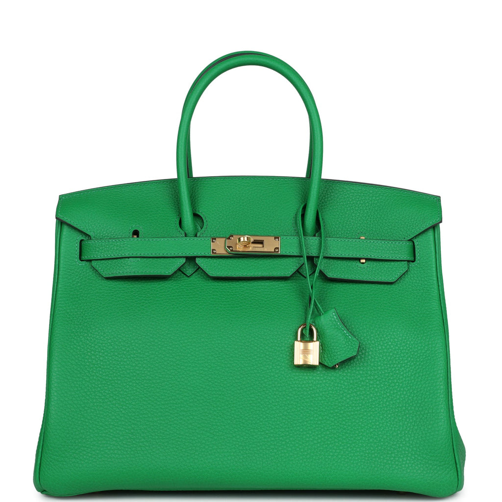 Hermès Birkin 35 Bambou Clemence Gold Hardware