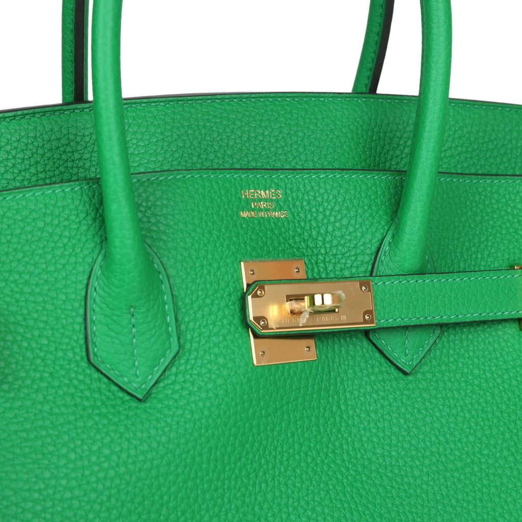 Hermès Birkin 35 Bambou Clemence Gold Hardware