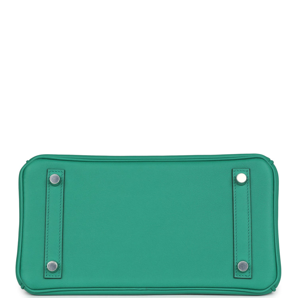 Hermès Birkin 25 Vert Vertigo Verso Swift Palladium Hardware