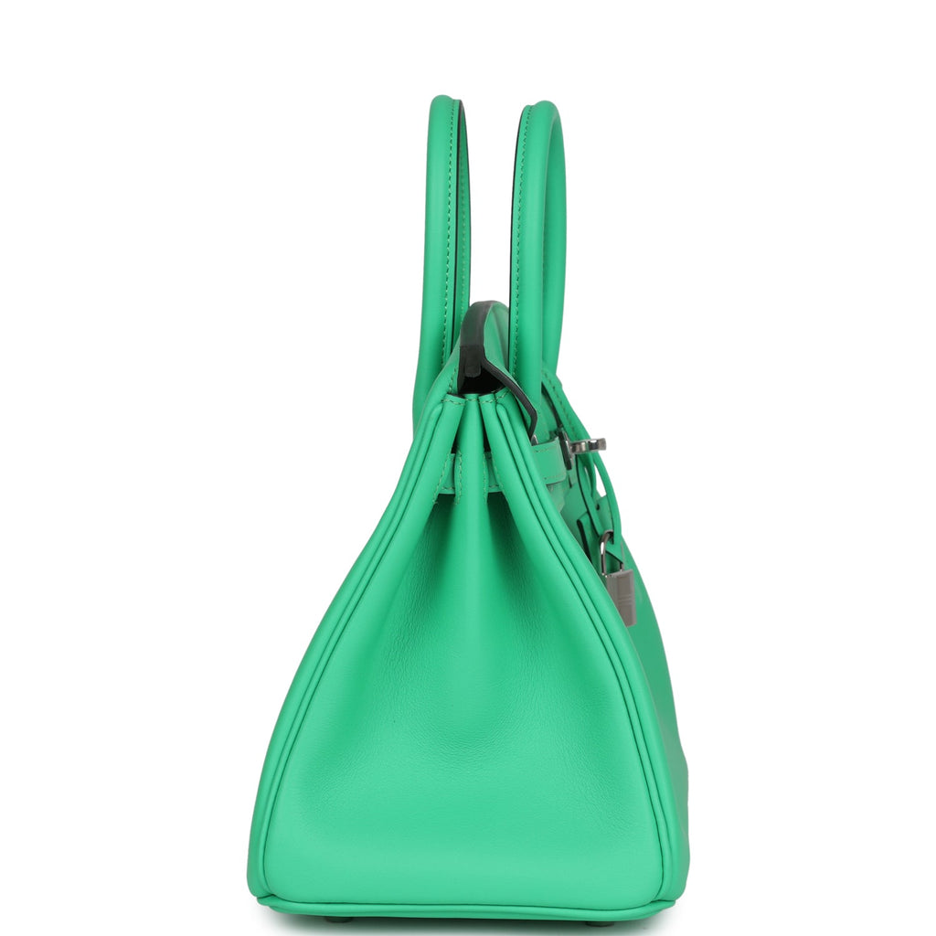 Hermès Birkin 25 Vert Comics Swift Palladium Hardware