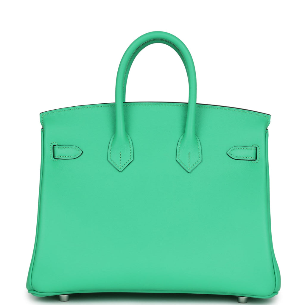 Hermès Birkin 25 Vert Comics Swift Palladium Hardware