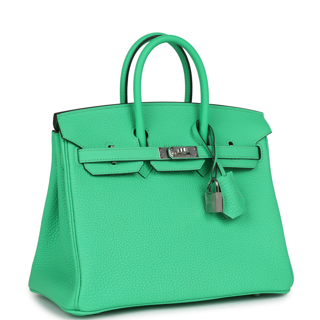 Hermès Birkin 25 Vert Comics Togo Palladium Hardware