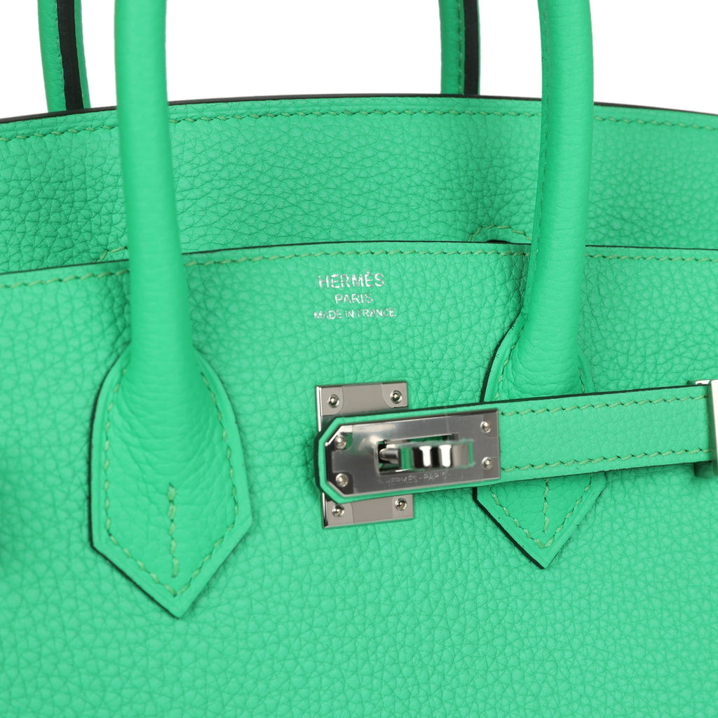 Hermès Birkin 25 Vert Comics Togo Palladium Hardware