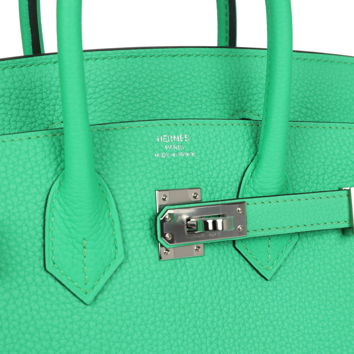 Hermès Birkin 25 Vert Comics Togo Palladium Hardware