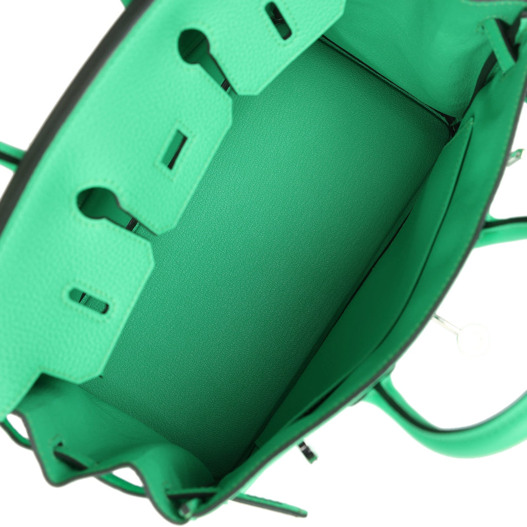 Hermès Birkin 25 Vert Comics Togo Palladium Hardware
