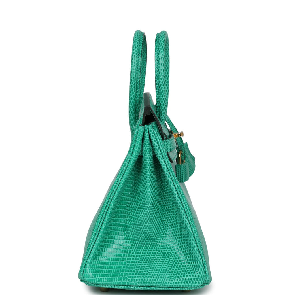 Hermès Birkin 25 Menthe Faux Leather Gold Hardware