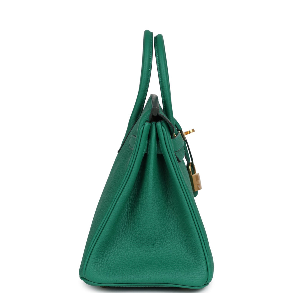Hermès Birkin 25 Vert Vertigo Togo Gold Hardware